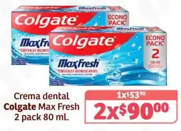 Soriana Híper Colgate Max Fresh crema dental oferta