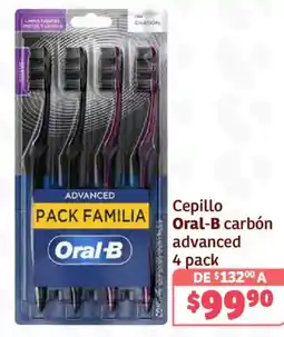 Soriana Híper Oral-B carbón advanced cepillo oferta