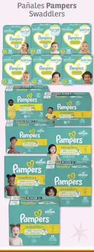 Soriana Híper Pampers pañales swaddlers oferta