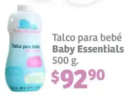 Soriana Híper Baby essentials talco para bebé oferta