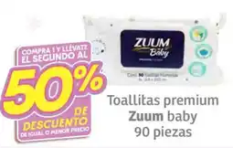 Soriana Híper Zuum baby toallitas premium oferta