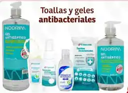 Soriana Híper Antibacteriales toallas y geles oferta