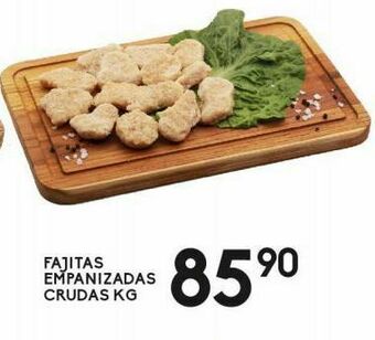 Fajitas empanizadas crudas kg