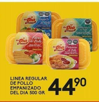 Alsuper Linea regular de pollo empanizado del dia 500g oferta