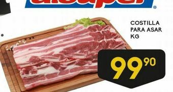 Alsuper Costilla para asar kg oferta