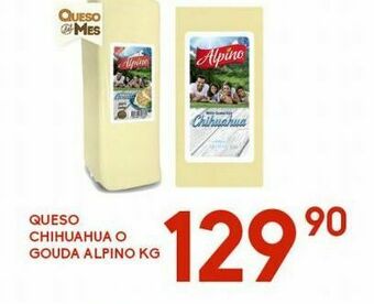 Alsuper Queso chihuahua o gouda alpino kg oferta