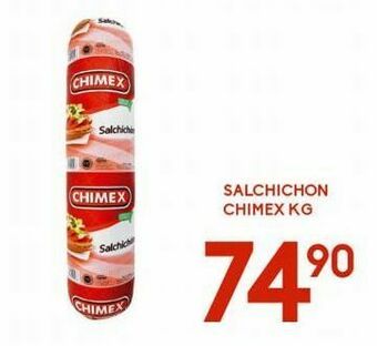 Alsuper Salchichón chimex kg oferta