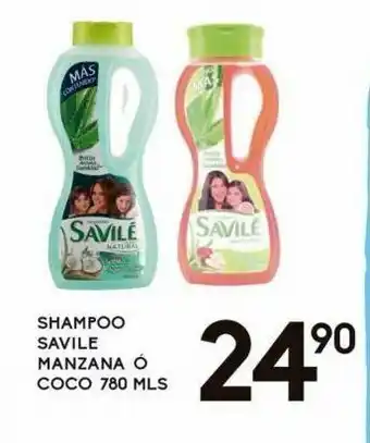 Alsuper Shampoo savile manzana o coco 780ml oferta