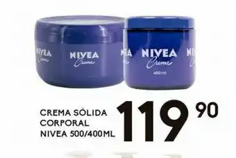 Alsuper Crema sólida corporal nivea 500/400ml oferta