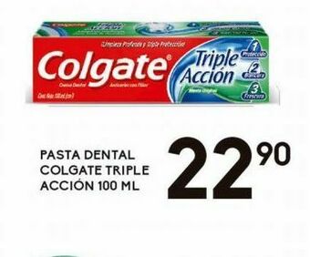 Alsuper Crema dental colgate triple acción 100ml oferta