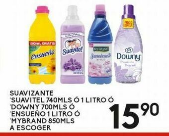 Alsuper Suavizante suavitel 740ml o 1l o downy 700ml oferta