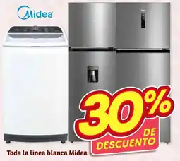 Soriana Híper Midea toda la línea blanca oferta