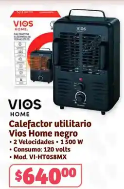 Soriana Híper Vios home calefactor utilitario oferta