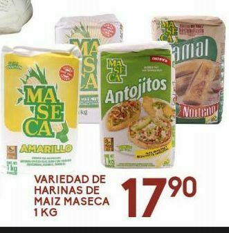 Alsuper Harina de maíz maseca 1kg oferta