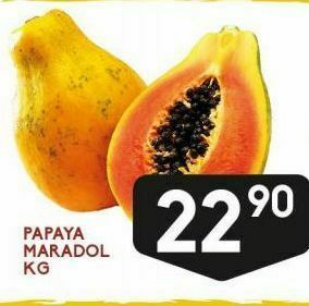 Alsuper Papaya maradol kg oferta