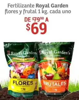 Soriana Híper Garden's flores fertilizante royal y frutal oferta