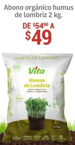 Soriana Híper Vita abono orgánico humus de lombriz oferta