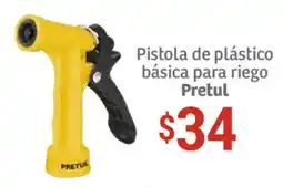 Soriana Híper Pretul pistola de plástico básica para riego oferta