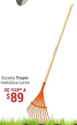 Soriana Híper Truper escoba metálica curva oferta