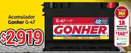 Soriana Híper Gonher acumulador G-47 oferta