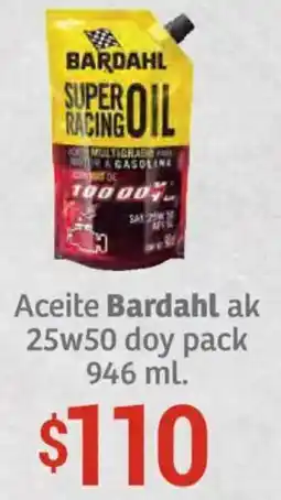 Soriana Híper Bardahl aceite ak doy pack oferta