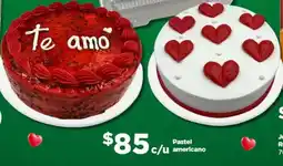 Bodega Aurrerá Pastel americano oferta