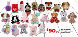 Bodega Aurrerá Way to celebrate variedad de peluches tamaño mediano oferta
