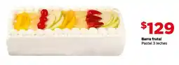 Bodega Aurrerá Barra frutal pastel 3 leches oferta