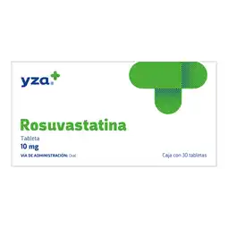Farmacias YZA Yza Rosuvastatina 10Mg 30 Tabs oferta