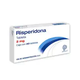 Farmacias YZA Gn Risperidona 2Mg 40 Tabs oferta