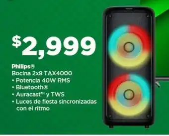 Philips bocina 2x8 TAX4000