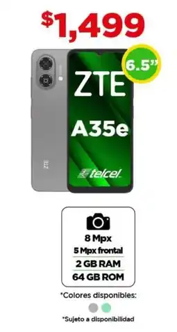 Bodega Aurrerá ZTE A35e 6.5" oferta