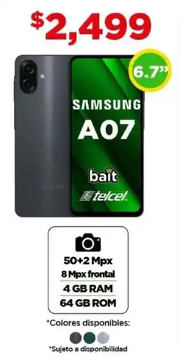 Bodega Aurrerá Samung Galaxy A7 6.7" oferta