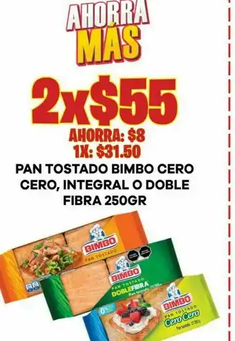 Pan tostado bimbo