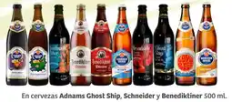 Soriana Híper En cervezas Adnams Ghost Ship, Schneider y Benediktiner oferta