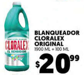 Merco Blanqueador Clorarex Original 1900ml+100ml oferta
