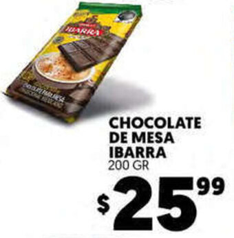 Merco Chocolate de Mesa Ibarra 200g oferta