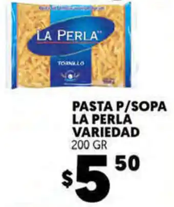 Merco Pasta p/Sopa La Perla Variedad 200g oferta