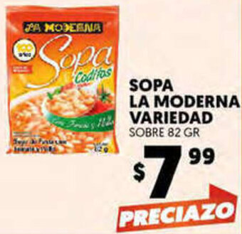 Merco Sopa La Moderna Variedad 82g oferta