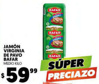Merco Jamón Virginia de Pavo Bafar oferta