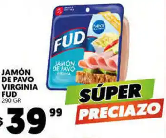 Merco Jamón de Pavo Virginia Fud 290g oferta