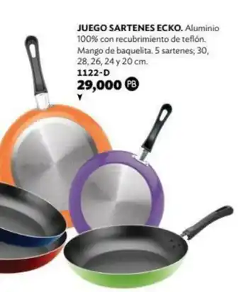 BetterWare Juego Sartenes Ecko 1122-D oferta