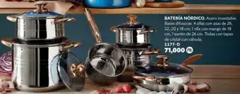 BetterWare Batería Nórdico 1177-D oferta