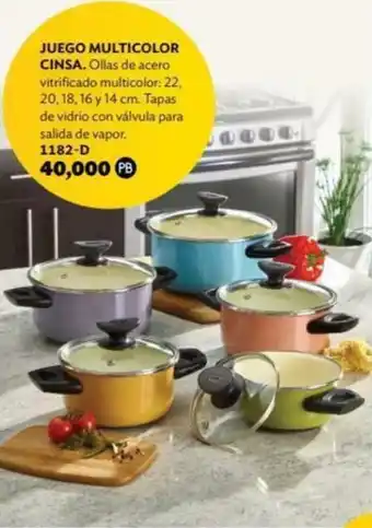 Juego Multicolor Cinsa 1182-D