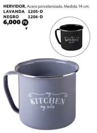 BetterWare Hervidor Lavanda 1205-D, Negro 1206-D 14cm oferta
