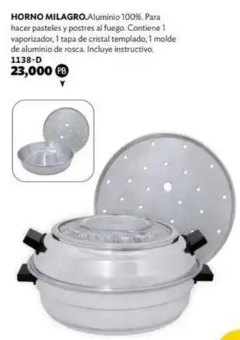 Horno Milagro 1138-D