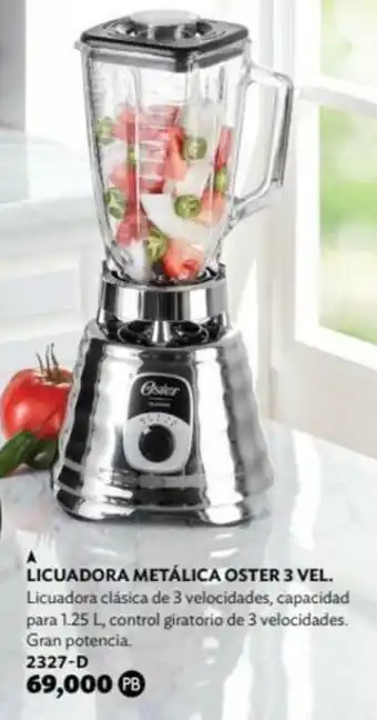 BetterWare Licuadora Metálica Oster 3 Vel. 2327-D oferta