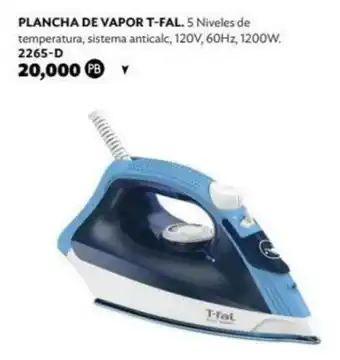 Plancha de Vapor t-Fal 2265-D