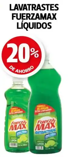 Farmacias Guadalajara Fuerzamax lavatrastes líquidos oferta