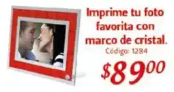 Farmacias Guadalajara Imprime tu foto favorita con marco de cristal oferta